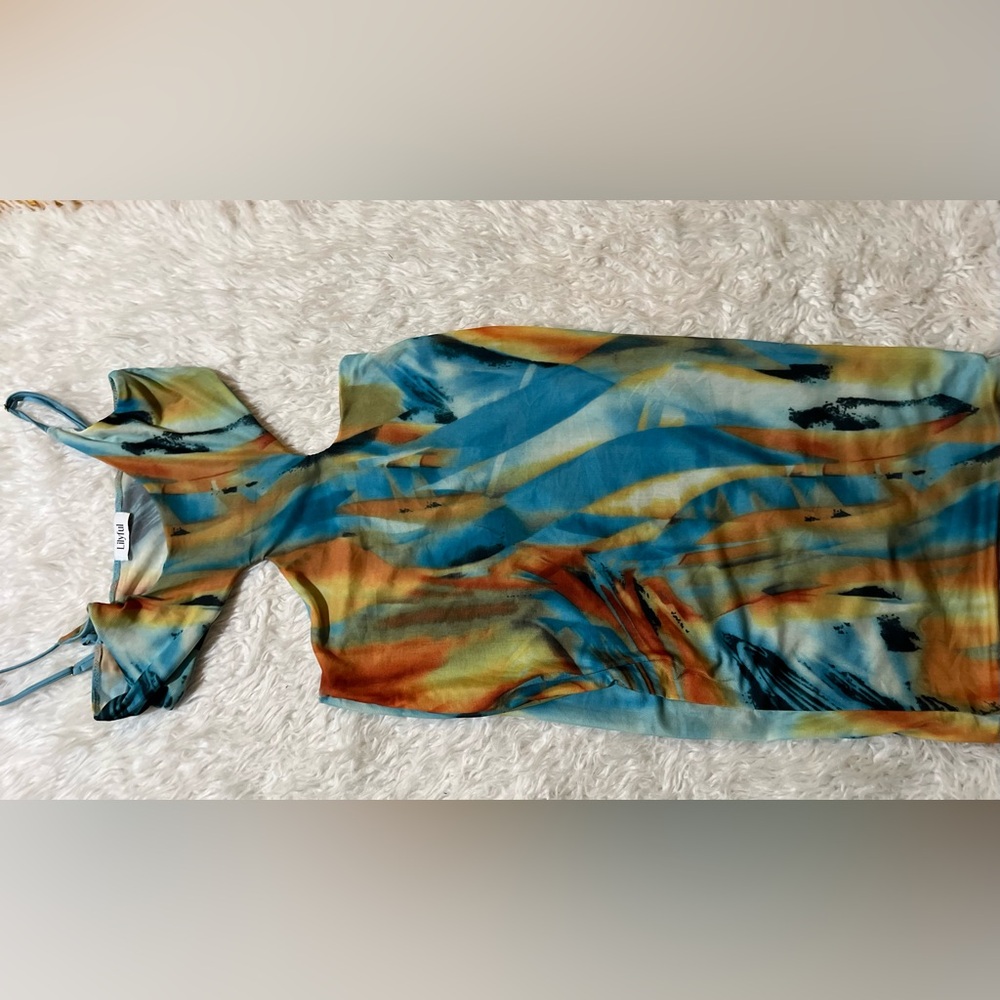 Asymmetrical Multicolor Dress